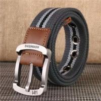 ราคา K5 1 K5 2 K5 3 เข็มขัดหนัง เข็มขัดหัวล็อคอัตโนมัติ เข็มขัดผู้ชาย เข็มขัดผ้ายืดถักผ้าแคนวาสทอเข็มขัดลำลองสำหรับผู้ชาย ความยาว 105 115 125 ซม (16839440609)