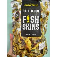 ราคา หนังปลาทอดกรอบรสไข่เค็มCrispySaltedEggFishSkins145g อาหารพร้อมทานขนมขบเคี้ยว (19287595611)