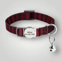 ราคา ปลอกคอแมว ตัวล็อกนิรภัย สลักชื่อเบอร์โทร ฟรี กระดิ่งฟรี (19818144022)