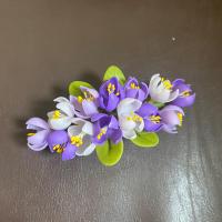 ราคา กิ๊บสปริงติดผม ดอกไม้ดินปั้น (7833298182)