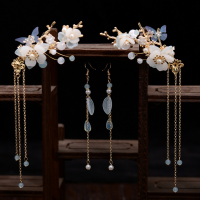 ราคา กิ๊บติดผมดอกไม้ สไตล์จีน พร้อมส่ง กิ๊บเจ้าสาว กิ๊บดอกไม้ กิ๊บสไตล์จีน กิ๊บระย้า กิ๊บตกแต่งผม กิ๊บติดผมสไตล์จีน (16923686784)