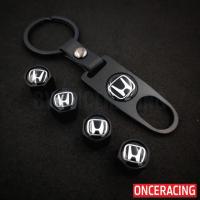 ราคา รับประกันสินค้า จุกลมยางรถยนต์ พร้อมโลโก้ จุกปิดลมยางพร้อมประแจ ฝาปิดจุกลม จุกลมยาง ยางรถยนต์ Honda 1 ชุด 4 อัน Car Tire Valve Caps By Onceracing (3066158151)