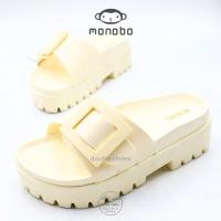 ราคา MONOBO Super Jello รองเท้าแตะส้นหนา หญิง ไซส์ 5 8 (17596491300)