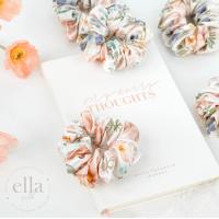 ราคา Ella Silk ยางรัดผมผ้าไหมมัลเบอร์รี่แท้ 100 ไซส์ใหญ่ Ella Mulberry Silk Scrunchies Maxi (20891128753)