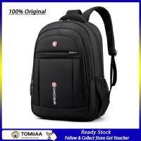 ราคา 100 Original TOMiiAA 2021ขายดีกระเป๋ายี่ห้อSwiss Gearโน้ตบุ๊คแล็ปท็อป15นิ้วกระเป๋าเป้สะพายหลังSWISSชายและหญิงกระเป๋าเป้สะพายหลังคอมพิวเตอร์โน๊ตบุ๊คกระเป๋าสีดำ IntlTH (20376181788)