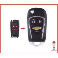 ราคา กรอบกุญแจเชพโรเลต โชนิค ครูต โคโรราโด แบบรีโมทพับได้3ปุ่มมีโลโก้หน้าและหลัง Chevrolet cruse sonic เชฟโรเลต ครูซ โซนิค (1365330211)