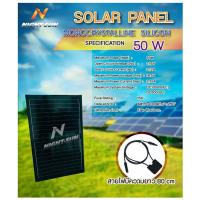 ราคา NEW แผงโซล่าเซลล์ 12v แผงโซล่า 170W 110W 50W 30W พร้อมสายไฟ1เมตร แผงMONO ไฟพลังงานแสงอาทิตย์ ไฟออกเต็มวัตต์ (20565577403)