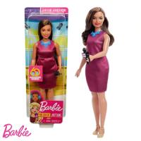 ราคา ล้างสต๊อก Barbie TV NEWS TEAM ชุด บาร์บี้ นักข่าว ได้ทั้งคู่ ลิขสิทธิ์แท้100 พร้อมอุปกรณ์ 5ชิ้น FJB22 ตุ๊กตาบาร์บี้ (20894733817)