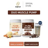 ราคา Bundle Set PUMP UP Whey Protein Isolate100 Dark Chocolate flavor Whey Protein Isolate100 Vanilla Almond flavor (20323715863)