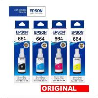 ราคา มีกล่องอยู่ หมึกเติม Epson 664BK C M YL100 L110 L120 L200 L210 L220 L300 L310 L350 L355 360 L365 L385 L405 L455 L550 L555 L565 (20566566069)