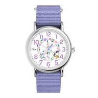 ราคา TIMEX TW2V77900 Weekender X Peanuts In Bloom นาฬิกาข้อมือผู้หญิง สายผ้า สีม่วง หน้าปัด 38 มม (20673010166)