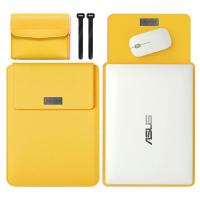 ราคา เคสโน๊ตบุ๊คหนัง PU กระเป๋าใส่ของกระเป๋าแล็ปท็อปสำหรับ Macbook Air Pro 13 M2 Pro 14 16เคสสำหรับ Huawei HP Dell 13 3 15 15 6 (18444490761)