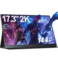 ราคา UPERFECT จัดส่งในพื้นที่ UXbox P117 Gaming Monitor 2K 144hz Portable Extend Screen 2560x1440 QHD 100 sRGB HDMI USB C Display For Laptop XBOX PS5 (20869558398)