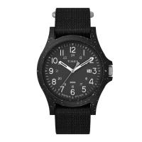 ราคา TIMEX TW2V81900 OCEAN TIDE นาฬิกาข้อมือผู้ชายและผู้หญิง สาย tide ocean material สีดำ หน้าปัด 40 มม (20689261166)