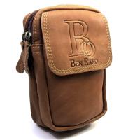 ราคา Chinatown Leather กระเป๋า หนังวัวแท้ ใส่มือถือ ร้อยเข็มขัด สีแทน staff ซิปคู่ ใส่มือถือได้2เครื่อง (10253612903)