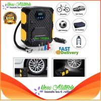 ราคา Eco CAR eletric pump ปั๊มลมไฟฟ้าติดรถยนต์ ปั้มลม แบบพกพา อัตโนมัติ เครื่องเติมลม สูบลม เอนกประสงค์ ปั้มลม สูบลมจักรยาน ไฟฉายในตัว flashlight Carzkool2 (11207257483)