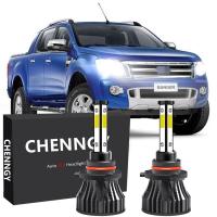 ราคา สำหรับ Ford Ranger T6 1StGen ปี2012 2015 ไฟหน้า หลอดไฟหน้า LED 6000K 12V 32V Bright White จำนวน2 (16116667267)