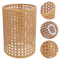 ราคา Eshopdeala โป๊ะผ้าทอโป๊ะโคมระย้าตาลแดงเงาโคมไฟเครื่องรางสำหรับบ้านไร่โรงแรม E27 E14 (20153519721)