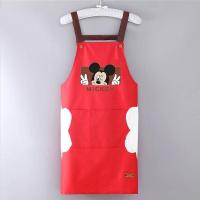 ราคา ผ้ากันเปื้อนกันน้ำmickey poohเนื้อผ้าผ้าดี เเบบสวมคอตัวHมีกระเป๋าหน้าเเละผ้าเช็ดมือ (19176935709)