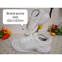 ราคา รองเท้าผ้าใบมือสอง สภาพดี Size42ยาว27ถ่ายจากงานจริง งานขาวล้วน (20516590359)