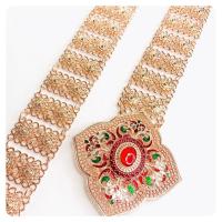 ราคา vintage jewelry เครื่องประดับไทย ชุดไทย เข็มขัดสุภาพสตรี เข็มขัด เข็มขัดสีทอง เข็มขัดทอง เข็มขัดโรสโกลด์ (20891343988)