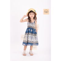 ราคา สายเดี่ยวเด็กผู้หญิง ชุดเดรสเด็ก ชุดเดรสลายช้าง เดรสสายเดี่ยว 3 6 ขวบ ชุดเด็กผู้หญิง เนื้อผ้านุ่มลื่นใส่สบาย ชุดชายทะเล (16603473874)