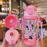 ราคา ziyaoping กระติกน้ำเด็ก กระติกน้ำลายเจ้าหญิงดิสนีย์ เอลซ่า ขวดน้ำเด็ก กระบอกน้ำเด็ก Disney Kids Water Bottle with 2 Lids 520ml 17 5oz (7434029341)