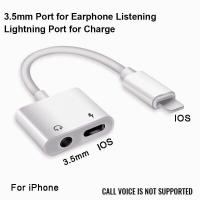 ราคา อแดปเตอร์ 2 In 1 สายแปลงต่อหูฟัง for iPhone และ for iPad Lightning 3 5 mm ชาร์จและฟังเพลงไปพร้อมๆ กันได้ For Phone Charge Charger Cable And Headphone Audio Splitter Adapterสายแปลงไอโฟน (20755728912)