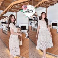 ราคา Tag Hiso style By bellabigsize Detail เดรสลูกไม้ แขนสั้น เดรสเป็นลูกไม้เกาหลี หนาเนื้อผ้านุ่มสบาย สีขาวสะอาด แบบ เดรสสีละมุนสุดดดด มีซับในผ้ายืดสีครีม ลูกไม้โทนขาว ที่สวยงามนะคะ สีละมุนตาละมุนใจมากๆ ใ