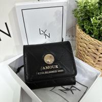 ราคา กระเป๋าสตางค์ใบสั้น lyn รุ่นหน้าพับ amour คลอนี้สวยปังมาก (20287093674)