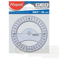 ราคา ไม้โปร 360 องศา ขนาด 12cm Maped ไม้โปรเทคเตอร์ 1ชิ้น ไม้วงกลม ไม้บรรทัด เครื่องเขียน อุปกรณ์การเรียน ชุดเรขาคณิต (10362027220)