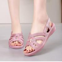 ราคา ? ? ? ? ? ? ? ? ? ? ? ? รองเท้าแตะรัดข้อ แต่งคาดไขว้ ประดับคริสตัลเพชร 3 สี (19988731646)