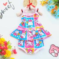 ราคา 1 ชุด เลือกลายได้ ชุดสายเดี่ยวเด็กอ่อนพร้อมกางเกงใน สำหรับน้อง 6เดือน 2 ขวบ ชุดเด็กผู้หญิง ชุดเด็กหญิง (11403086065)