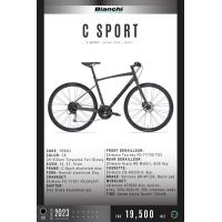 ราคา 2023 Bianchi C Sport 2 Shimano Acera 24 speed เฟรมอลูมิเนียมซ่อนสาย (20756920292)