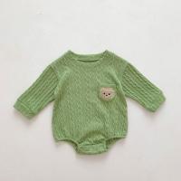 ราคา เด็กทารกเด็กผู้หญิงน่ารักหมี Romper ฤดูใบไม้ผลิฤดูใบไม้ร่วงแขนยาว Jumpsuit Bodysuit (16490488928)