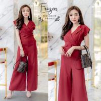 ราคา Tan theta เสื้อผ้าแฟชั่น เสื้อผ้าผู้หญิง ชุดจั้มยาว ชุดจั้มขายาวออกงาน ชุดไปงาน สี ครีม แดง ม่วง พร้อมส่ง (1286684438)