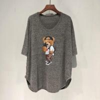 ราคา COD pil220 Oversize Women เสื้อยืดคอกลม แขนสั้น พิมพ์ลาย ทรงหลวม โอเวอร์ไซซ์ พลัสไซซ์ 40 150 กก (19302668508)