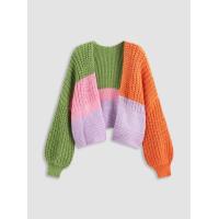 ราคา Cider Cider Rainbow Knitted Cardigan เสื้อคาดิแกนแขนยาวผู้หญิง เสื้อคลุมไหมพรมถักแขนยาวผญ สไตล์เกาหลี (20227503972)