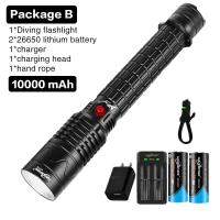 ราคา HaixnFire ไฟฉาย DV78ส่องทางไกล7000ลูเมนไฟฉายดำน้ำใต้น้ำไฟฉายกันน้ำ LED ดำน้ำดำน้ำ (20321412058)