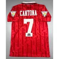 ราคา เสื้อบอล ย้อนยุค แมนยู 1992 คอเชือก เหย้า Retro Manchester United Home พร้อมเบอร์ชื่อ 7 CANTONA กัมมะหยี่ อาร์ม พรีเมียร์แชมป์ ตรงปี เรโทร คลาสสิค 1992 94 (20472880174)