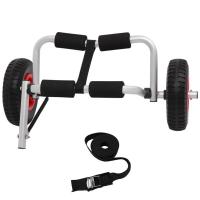 ราคา ล้อลากเรือคายัค 10 แบบพกพาที่มีน้ำหนักเบาพับเรือคายัค carrier เรือแคนูดอลลี่สิริรถเข็นขนส่งรถพ่วงที่ถอดออกได้ล้อ Kayak wheel 10 (18319191302)