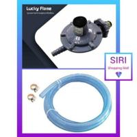 ราคา เตาแก๊ส ลัคกี้เฟลม Lucky Flame รุ่น LF 502 หัวเตาเหล็กหล่อ หน้าสแตนเรด เลือกสีได้ (10279505133)
