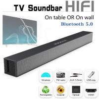 ราคา ลำโพงซาวด์บาร์ TV Speaker Soundbar Bluetooth 78cm ลำโพง ลำโพงทีวี USB Bluetooth Speaker 6D เชื่อมต่อทีวี คอม มือถือ รับประกัน 3 ป (20825830232)