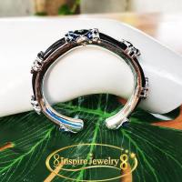 ราคา INSPIRE JEWELRY กำไลเครื่องประดับมงคลขนหางช้าง กำไลหางช้าง ตัวเรือนเงินแท้ 92 5 ถมทองลงยา เศียรพญานาคถมทองลงยา (16527210655)