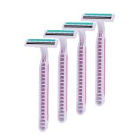 ราคา 4แพ็คโกนหนวดสำหรับผู้หญิงขาใช้แล้วทิ้งที่โกนที่กำจัดขนรักแร้ (17316857911)