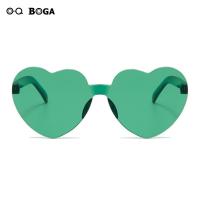 ราคา OQ BOGA แว่นกันแดดป้องกันการกรอบทรงกลมรังสียูวีสำหรับทุกเพศ12สไตล์ UV400แว่นตากันแดดไร้ขอบรูปหัวใจแฟชั่นผู้ชายผู้หญิง (19477893976)