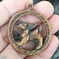 ราคา สิงห์หล่อโบราณ สิงห์มหาอำนาจ เนื้อสัมฤทธิ์ 泰国佛牌 Thai Amulets (16184882256)