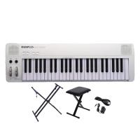 ราคา Midiplus Easy Piano เปียโนไฟฟ้า เปียโนดิจิตอล 49 คีย์ Midi Controllers ฟรี ไฟล์คู่มือภาษาไทย อแดปเตอร์ สาย USB ประกันศูนย์ 1ปี Music Arms (6779452012)