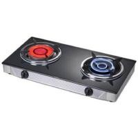 ราคา MEX รุ่น PC6892IG เตาแก๊สฐานกระจก 2 หัวเตาผสม อินฟาเรดและเตาแก๊ส (15813370322)