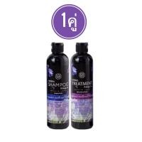 ราคา แชมพู ทรีทเมนท์ดอกอัญชัน Herbal Shampoo Treatment Butterfly Pea 2 ขวด (21165041511)